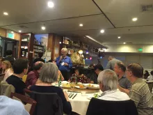 Ira Clark speaking